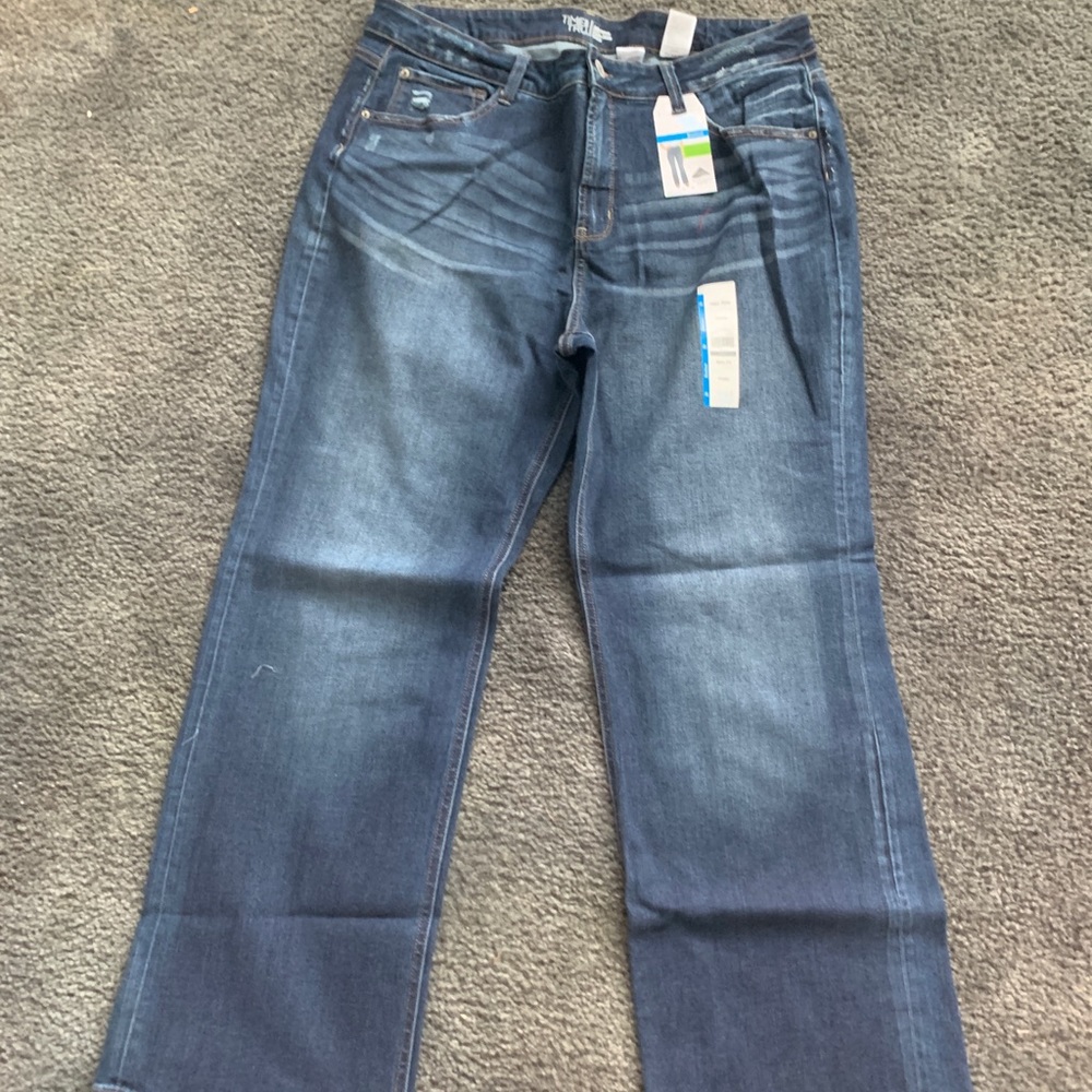 High rise, Boot cut jeans